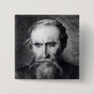 Sir Leslie Stephen, 1889 Vierkante Button 5,1 Cm