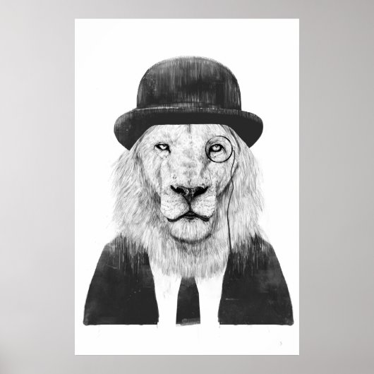 Sir lion poster (Voorkant)