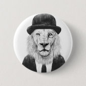 Sir lion ronde button 5,7 cm (Voorkant)