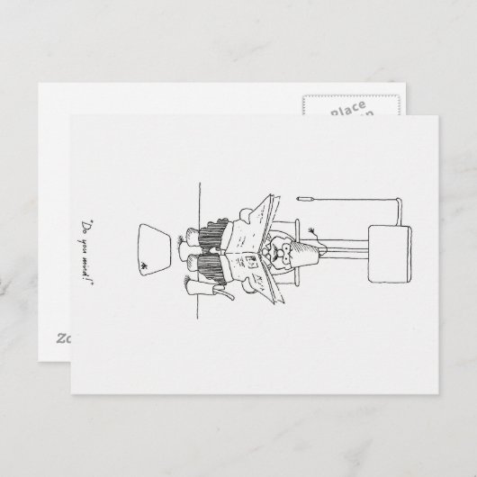 Sir Mathew Cartwright Briefkaart (Voorkant / Achterkant)