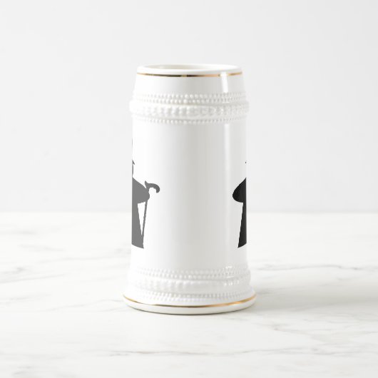 Sir Meeple dapper gamer stein Bierpul (Center)