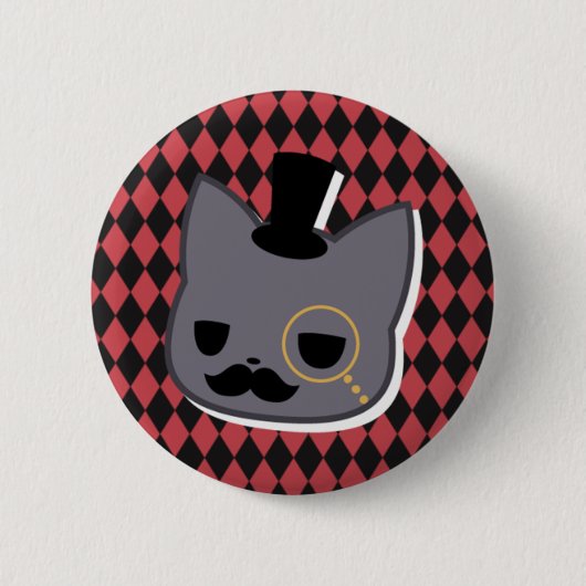 Sir Mittens Ronde Button 5,7 Cm (Voorkant)
