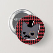 Sir Mittens Ronde Button 5,7 Cm (Voorkant /achterkant)