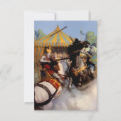“Sir Mordred’s Lance Broke” by NC Wyeth Bedankkaart (Voorkant)