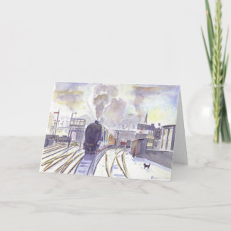 Sir Nigel Gresley Kerstkaart Feestdagen Kaart