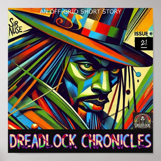 SIR NUSE - DREADLOCK CHRONICLES ISSUE 21 POSTER (Voorkant)