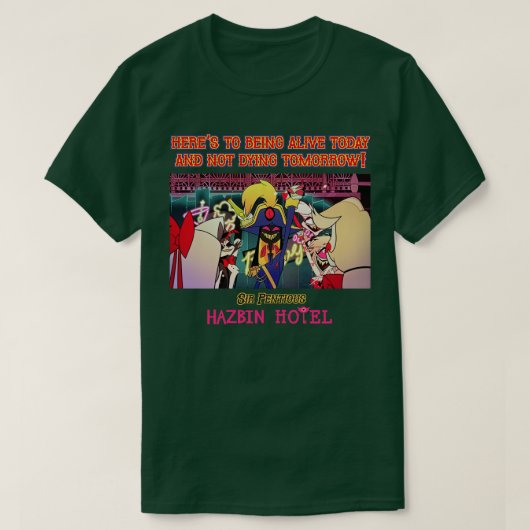 Sir Pentious Hazbin Hotel T-shirt (Design voorkant)