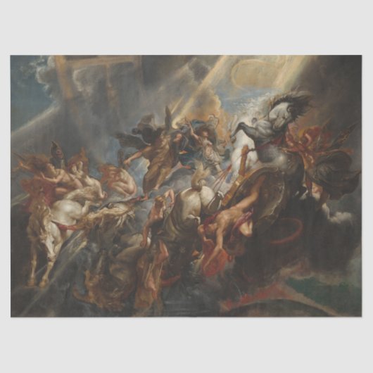 Sir Peter Paul Rubens | De Herfst van Phaeton Tissuepapier (Voorkant)