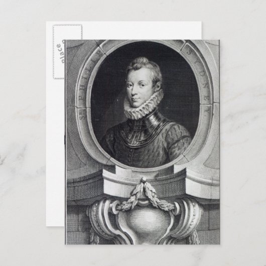 Sir Philip Sidney Briefkaart (Voorkant / Achterkant)