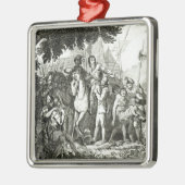 Sir Philip Sidney's Kindness aan een soldaat, 1815 Metalen Ornament (Links)