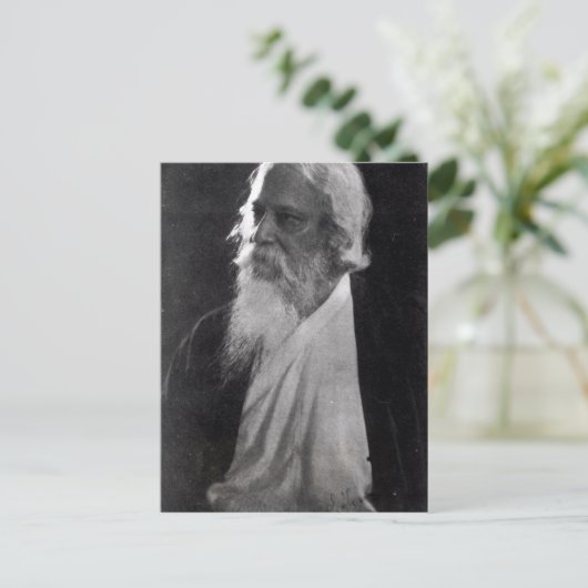 Sir Rabindranath Tagore Briefkaart (Staand voorkant)
