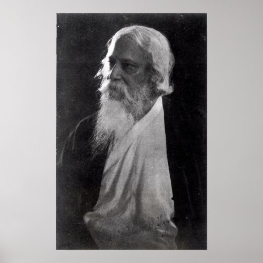 Sir Rabindranath Tagore Poster (Voorkant)