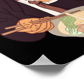 Sir Raman Ramens Sticker Poster (Hoek)