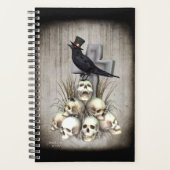 Sir Raven Skully Gothic Planner (Voorkant)
