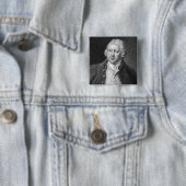 Sir Richard Arkwright Vierkante Button 5,1 Cm (In situ)