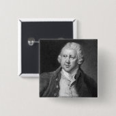 Sir Richard Arkwright Vierkante Button 5,1 Cm (Voorkant /achterkant)