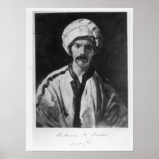 Sir Richard Burton Poster (Voorkant)