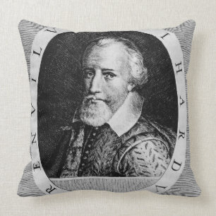 Sir Richard Grenville (c.1541-91), van 'Newe Welt' Kussen