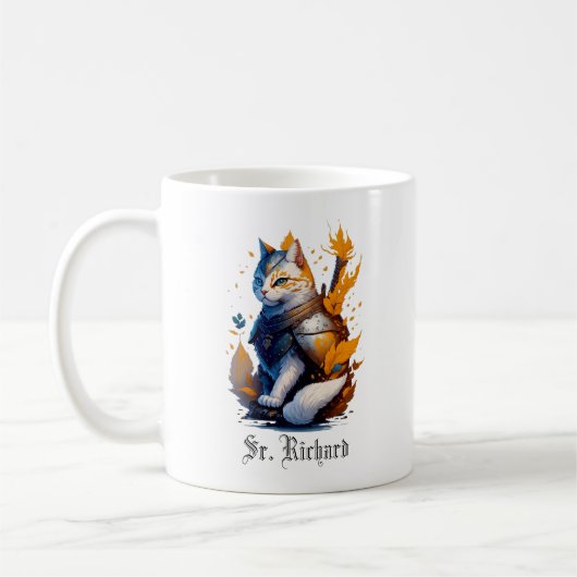 Sir Richard kat ridder cool kind Koffiemok (Links)