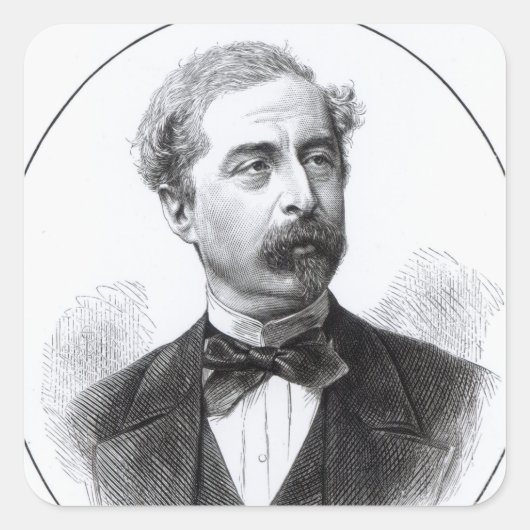 Sir Richard Wallace Vierkante Sticker (Voorkant)