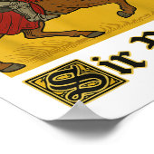 Sir Ringe Knight  woordspeling _1 Poster (Hoek)