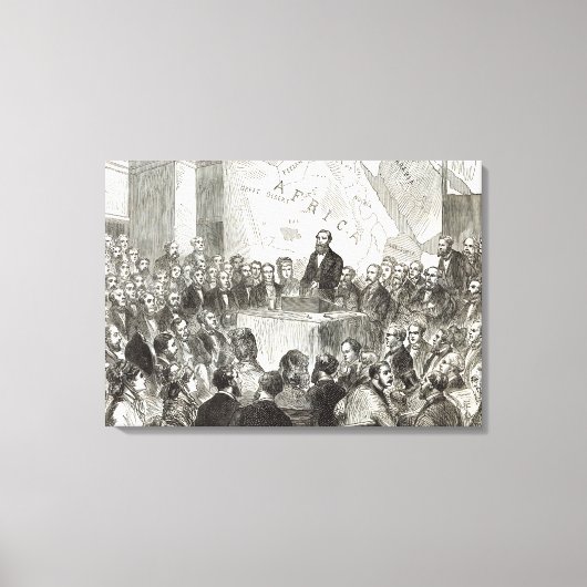 Sir Samuel Baker Canvas Afdruk (Voorkant)