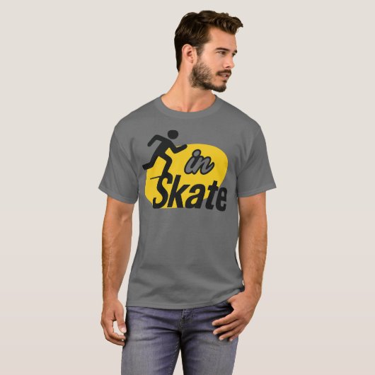 Sir Schaats Retro T-shirt (Voorkant volledig)