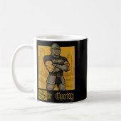 Sir Security Funny Security Pun Knight Middeleeuws Koffiemok (Links)