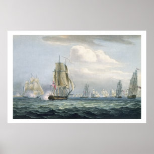 Sir Sidney Smith's (1764-1840) Squadron die een Poster