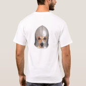 Sir Sniffs-a-lot (Green Print) Dog Knight T-shirt (Achterkant)