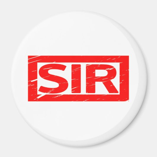Sir Stamp Magneet (Voorkant)