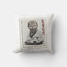 Sir Stirling Moss Stamp Kussen