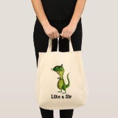 Sir T-rex met Mustaches Tote Bag (Voorkant (product))