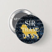 Sir Thane Davis Button (Voorkant /achterkant)