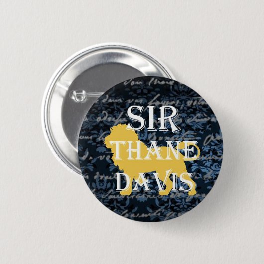 Sir Thane Davis Button (Voorkant /achterkant)