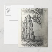 Sir Thomas Browne, 1645 Briefkaart (Voorkant / Achterkant)