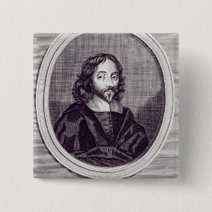 Sir Thomas Browne , gegraveerd door Frederick Vierkante Button 5,1 Cm