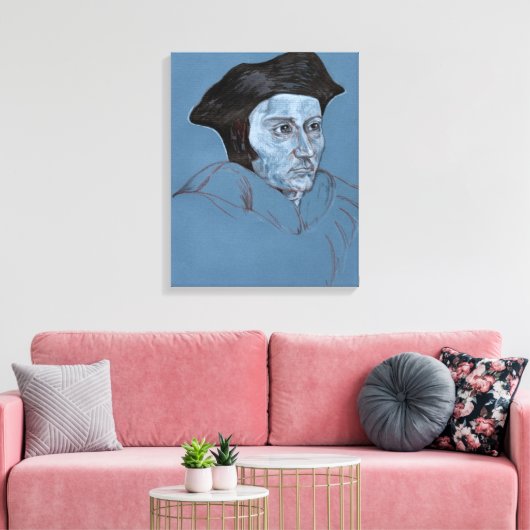 Sir Thomas Canvas Afdruk (Insitu (Woonkamer))