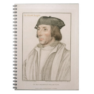 Sir Thomas Elyot (c.1490-1546), gegraveerd door Fr Notitieboek