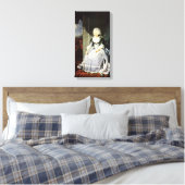 Sir Thomas Lawrence - Koningin Charlotte (portret) Canvas Afdruk (Insitu (Slaapkamer))