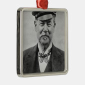 Sir Thomas Lipton Metalen Ornament (Rechts)