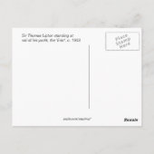 Sir Thomas Lipton op zijn jacht Briefkaart (Achterkant)