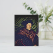 Sir Thomas More - door Hans Holbein, de jongere Briefkaart (Staand voorkant)