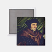 Sir Thomas More - door Hans Holbein, de jongere Magneet (Voorkant / Achterkant)