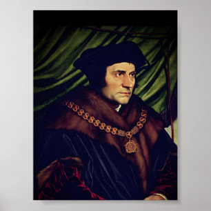 Sir Thomas More - door Hans Holbein, de jongere Poster