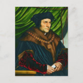 Sir Thomas More van Hans Holbein (1527) Briefkaart (Voorkant)