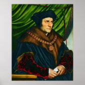 Sir Thomas More van Hans Holbein (1527) Poster (Voorkant)