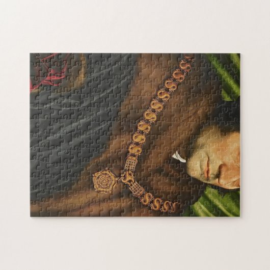 Sir Thomas more van Hans Holbein de Younger Legpuzzel (Horizontaal)