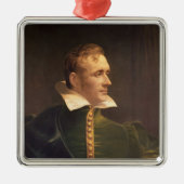 Sir Thomas Stamford Raffles Metalen Ornament (Voorkant)
