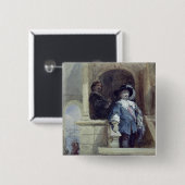 Sir Thomas Wentworth en John Vierkante Button 5,1 Cm (Voorkant /achterkant)